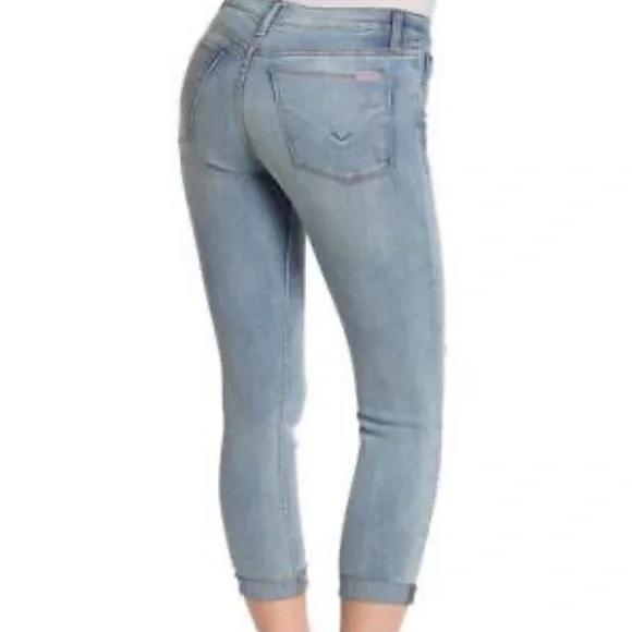 Hudson Super Skinny Cuffed Crop Jean 30 - Picture 2 of 11
